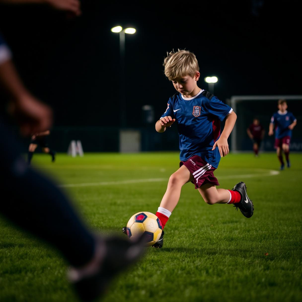 Jeune joueur en action pendant le tournoi CIFE